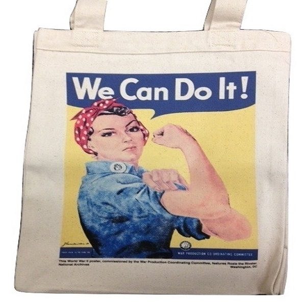 rosie the riveter tote bag