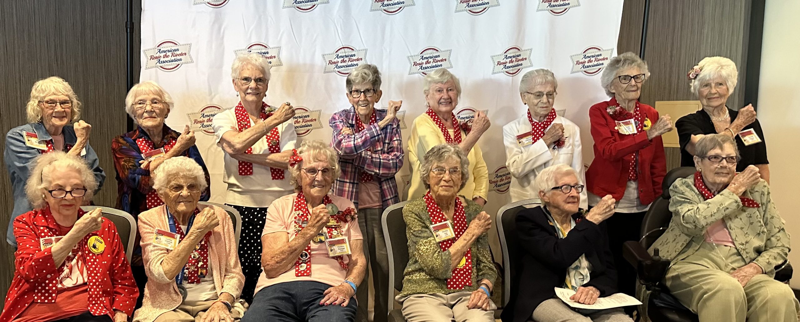WWII Rosie the Riveters American Rosie the Riveter Association (ARRA) Portland Convention 2023